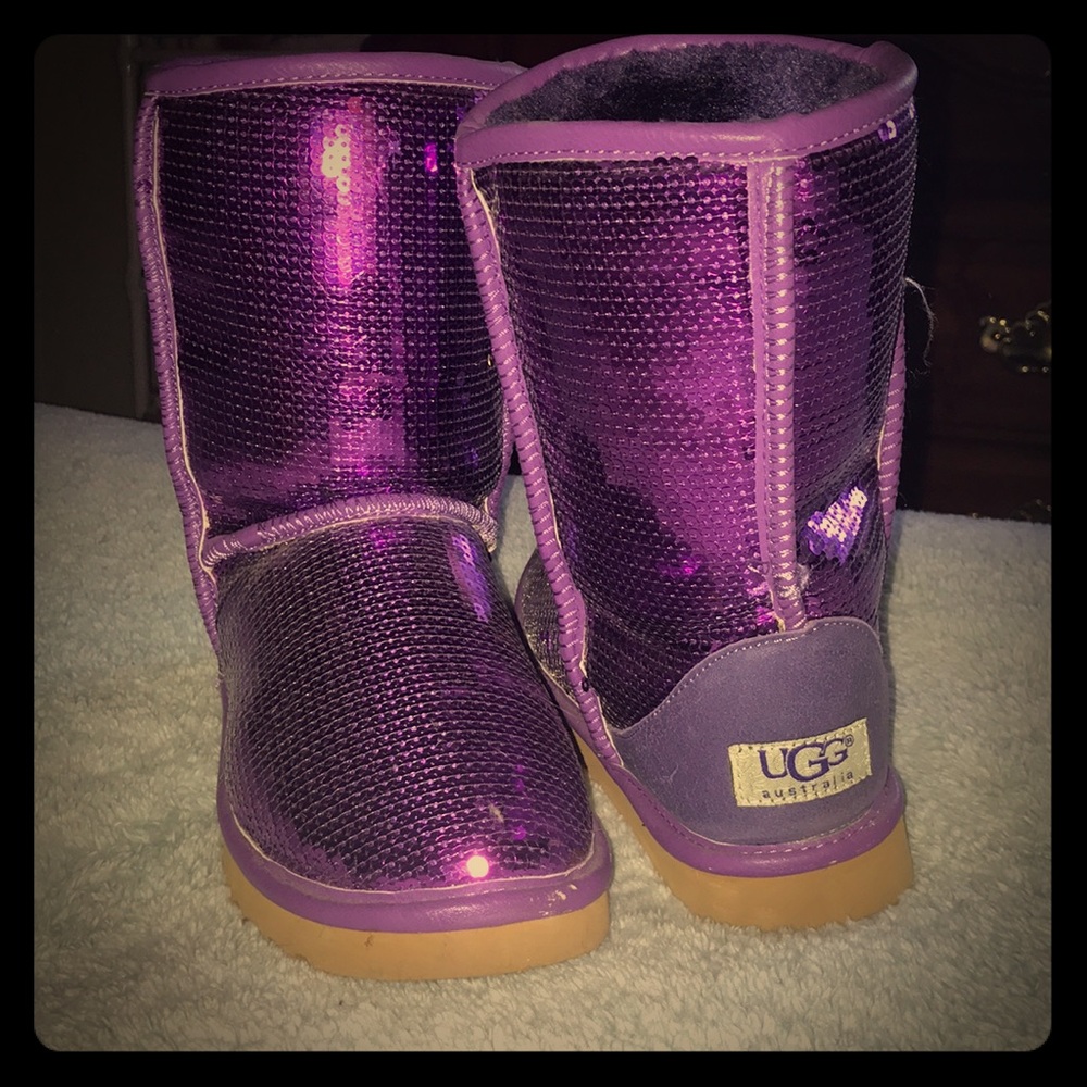 Purple Sparkle Uggs